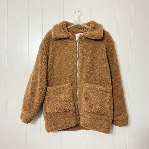 Carolina Belle Montreal women's Faux Fur Jacket Brown Size S